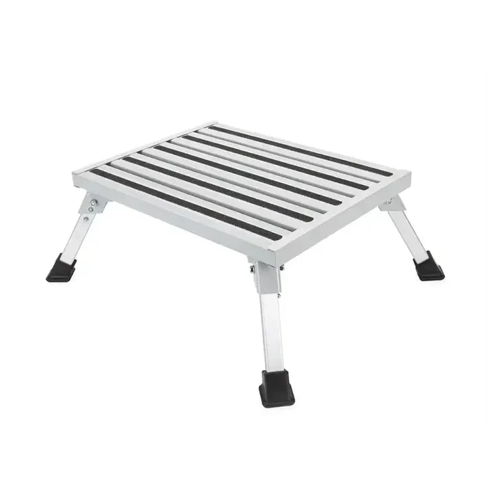 Camco 43677 Camco 43677 Step Stool One With Foldable Legs 19 Inch Width — 14-1?2 Length Platform 1000 Pound Capacity