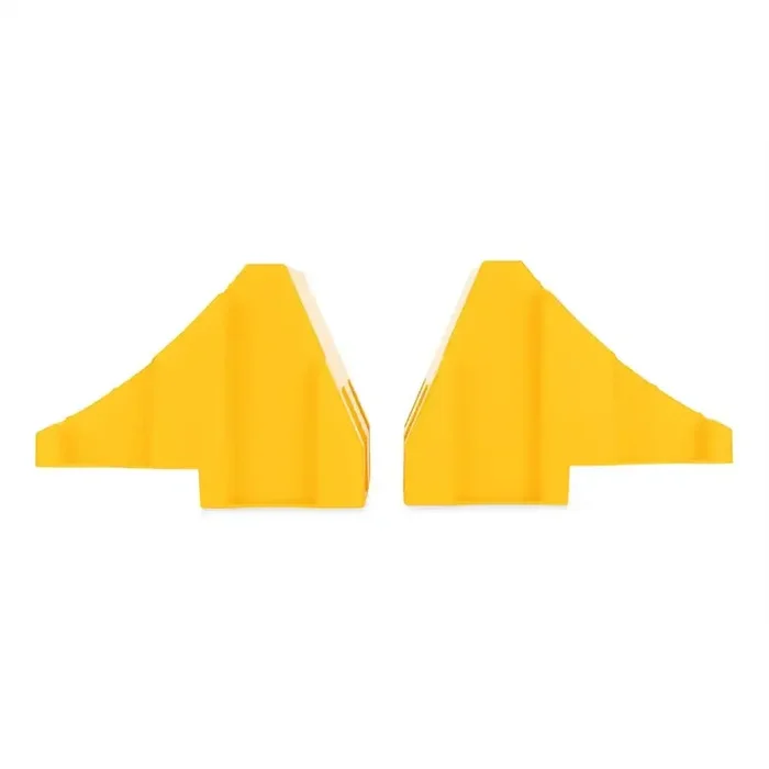 Camco 44401 Camco 44401 Wheel Chock Yellow For Use With Leveling Blocks Package of 2