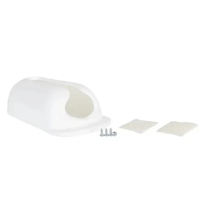 Camco 57061 Camco 57061 Plastic Bag Storage Pop-A-Bag For and Dispensing Trash Bags or Grocery Screw In Mount Double Sided Tape