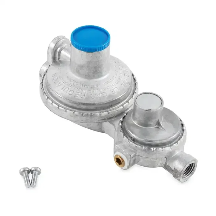 Camco 59313 Camco 59313 Propane Regulator Without Shut Off Valve 1/4 Inch NPT Inlet and 3/8 Outlet Pressure of 11 WC (Water Column)