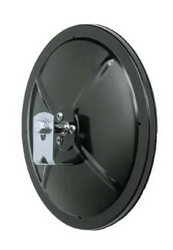 CIPA 48600 6 Black Convex Mirror Reduces blind spots. L-Bracket included