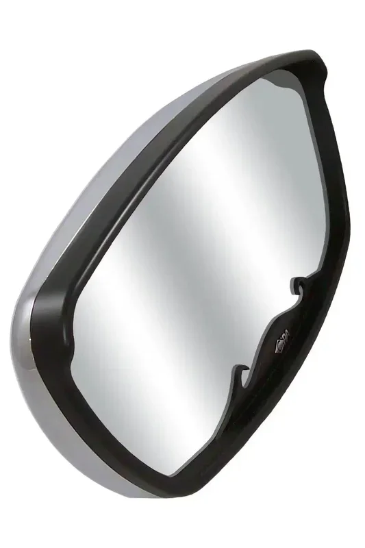 CIPA USA 04877 Mirror head Chrome with black trim 7 x 17 inch marine
