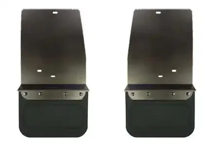 Cloud-Rider 807-1206R 12 Custom Kickback Mudflaps – No Insert for 2019 (New Body Style) Chev Silverado Rear