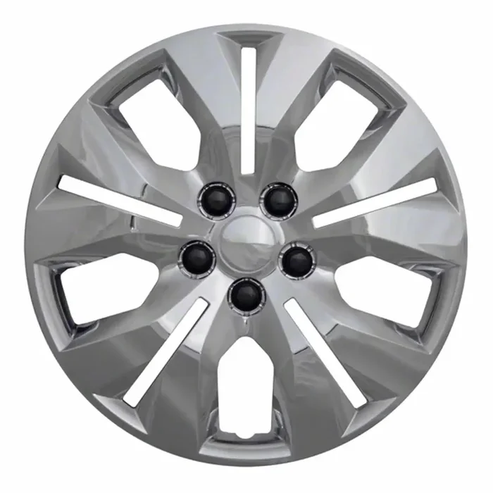 Coast To IWC46716C 16 Inch 5 Split Spoke Chrome Plated Plastic Set Of 4 Lug Covers
