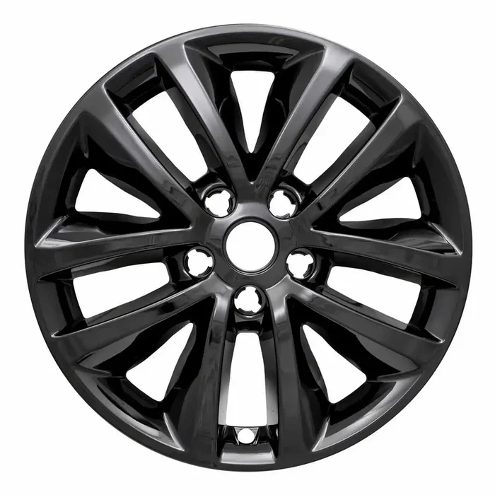 Coast To IWCIMP399BLK 17 Inch 10 Spoke Gloss Black Plastic Set Of 4 Not Compatible With Steel Wheels