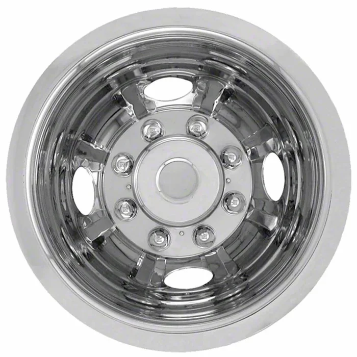 Coast To IWCN816XR Fits 16 Inch Wheels Rear Stainless Steel Push On 8 Lug 4 Hand Hole Single