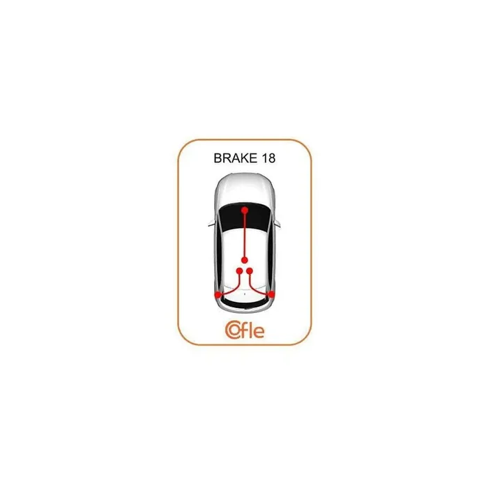 Cofle 10.9883 Hand Brake Cable Suitable for Mercedes-Benz Sprinter