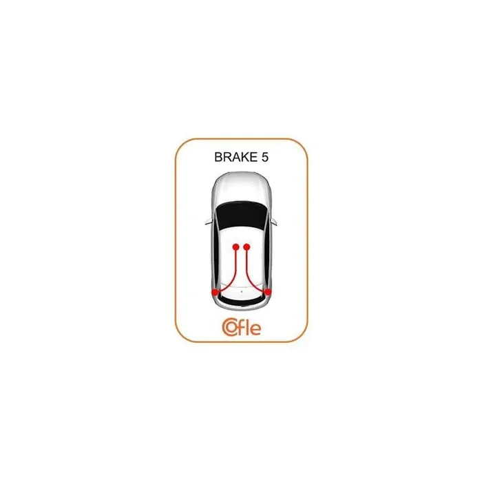 Cofle 11.6604 Hand Brake Cable for Renault Captur (J5_, H5_)