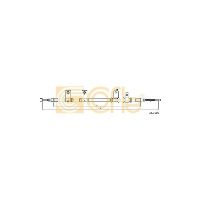 Cofle 17.3505 Hand Brake Cable