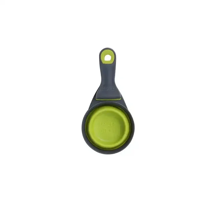 COLLAPSIBLE KLIP SCOOP 1 CUP GREEN