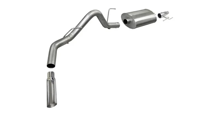 Corsa 2011-2014 -13 Ford F-150 EcoBoost 3.5L V6 Polished Sport Cat-Back Exhaust