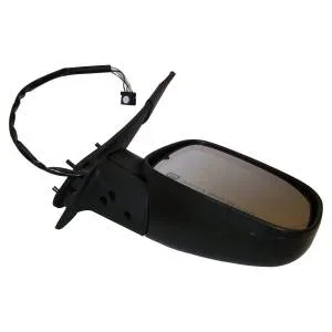 Crown Automotive Jeep Replacement Door Mirror Right Power w/Memory Heated Foldaway Black – 55155230AB