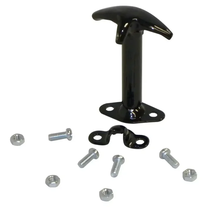 Crown Automotive Jeep Replacement HC2 Black L or R Hood Catch Kit for 1941-1995 MB, CJs & YJ Wrangler