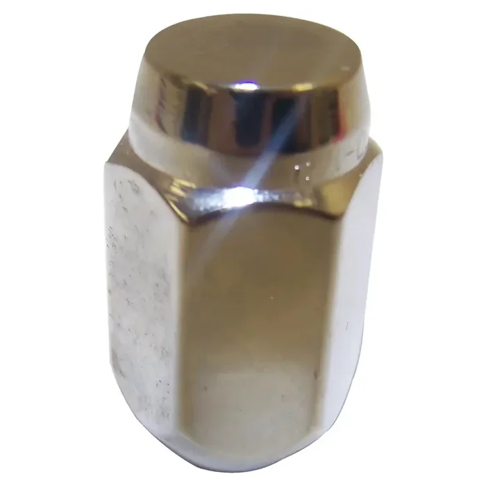 Crown Automotive Jeep Replacement J4005694 Chrome Lug Nut for 1977-83 CJ-5, 7, 8 1/2″-20
