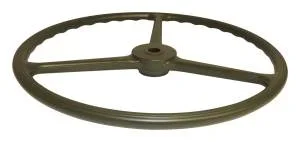 Crown Automotive Jeep Replacement Steering Wheel Green 17 in. Diameter 3 Spokes 36 Splines Replaces Original Sheller Type Steering Wheel – 7375336