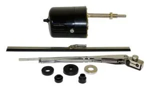 Crown Automotive Jeep Replacement Wiper Motor Kit Incl. Motor Arm Blade Mounting Grommets 6 Volt – 6V