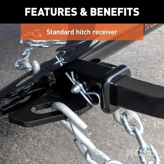 CURT 11824 Class 1 Trailer Hitch, 1-1/4 Receiver, Select Mercedes-Benz Vehicles