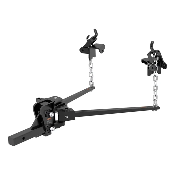 CURT 17331 Short Trunnion Bar Weight Distribution Hitch, Up to 8K, 2-Inch Shank