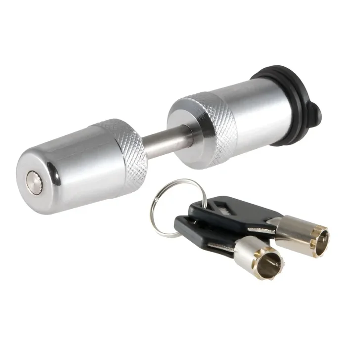 CURT 23541 Trailer Coupler Lock, 1/4-Inch Pin Diameter, Up to 7/8-Inch Span
