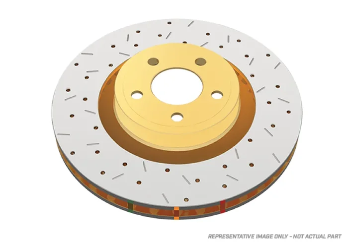 DBA 90-99 Nissan Maxima Front 4000 Series Drilled & Slotted Rotor