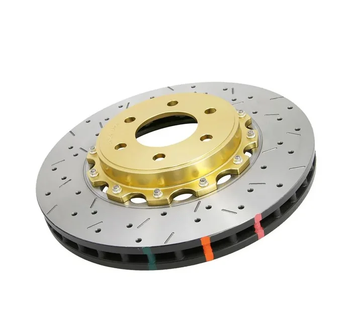 DBA Street Series Drilled & Slotted Disc Brake Rotor (REAR) | 2015+ Ford Ecoboost Mustang (DBA2165BLKX)