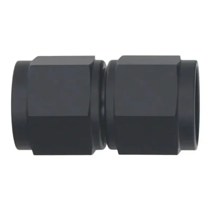 DeatschWerks 10AN Flare Female Swivel to 10AN Flare Female Swivel – Anodized Matte Black