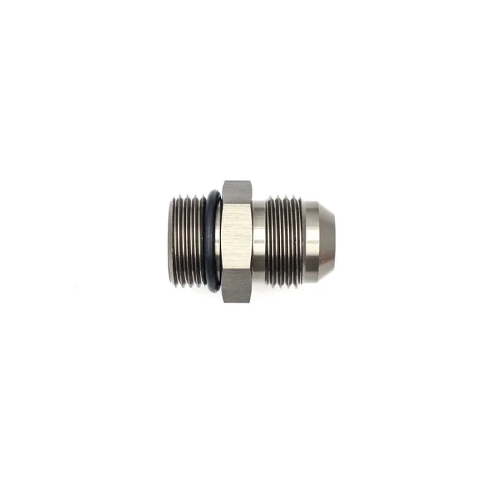 DeatschWerks 10AN ORB Male to 10 AN Male Flare Adapter (Incl O-Ring) – Anodized Matte Black