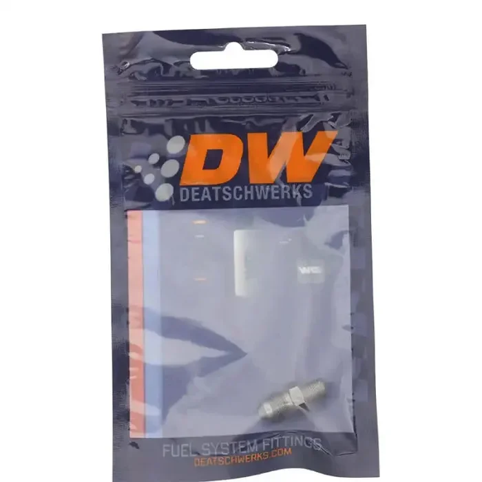 DeatschWerks 3AN Male Flare to 1/16in NPT Male – Anodized Stainless Steel