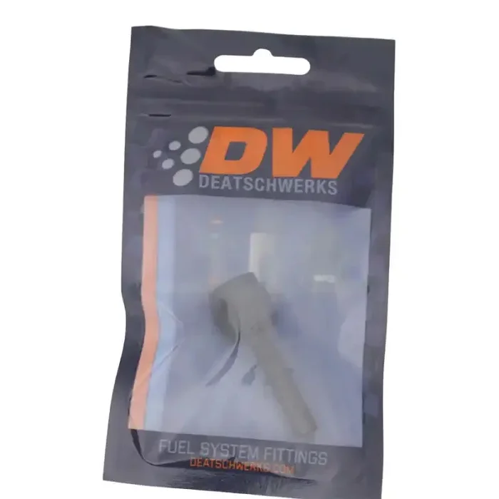 DeatschWerks 6AN Female Flare Swivel to 5/16in Male EFI Quick Disconnect – Anodized Matte Black