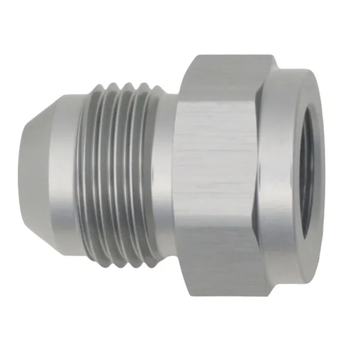 DeatschWerks 6AN Female Flare to 8AN Male Flare Expander – Anodized DW Titanium