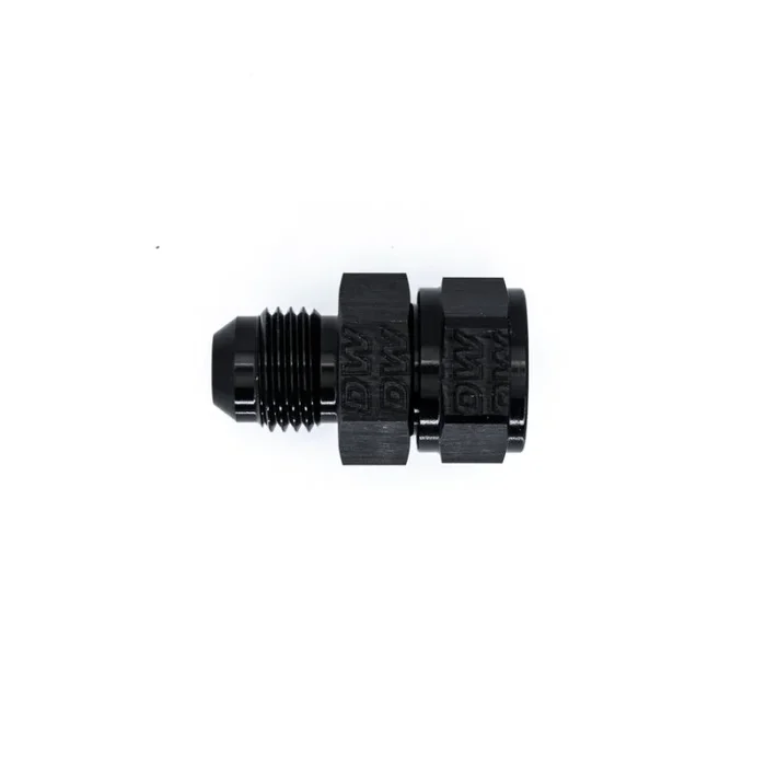DeatschWerks 6AN Male Flare To Fuel Pump Outlet Barb Adapter – Black