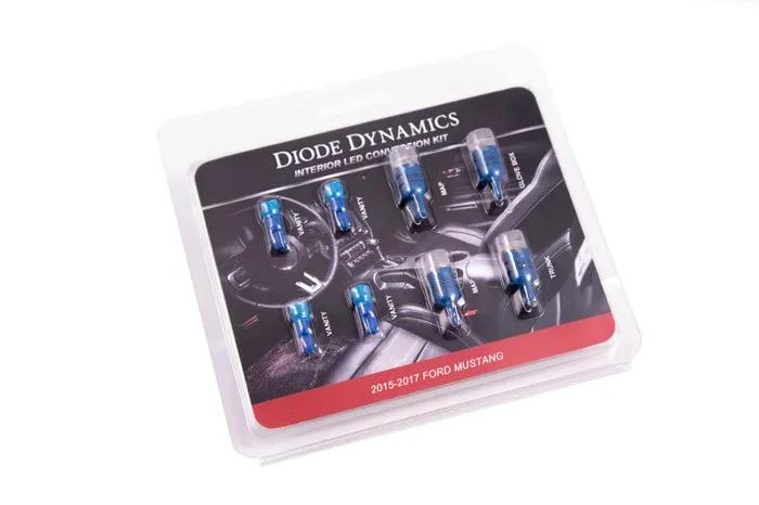 Diode Dynamics Mustang Interior Light Kit 15-17 Mustang Stage 2 – Blue