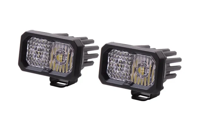 Diode Dynamics Stage Series 2 In LED Pod Pro – White Combo Standard RBL (Pair)
