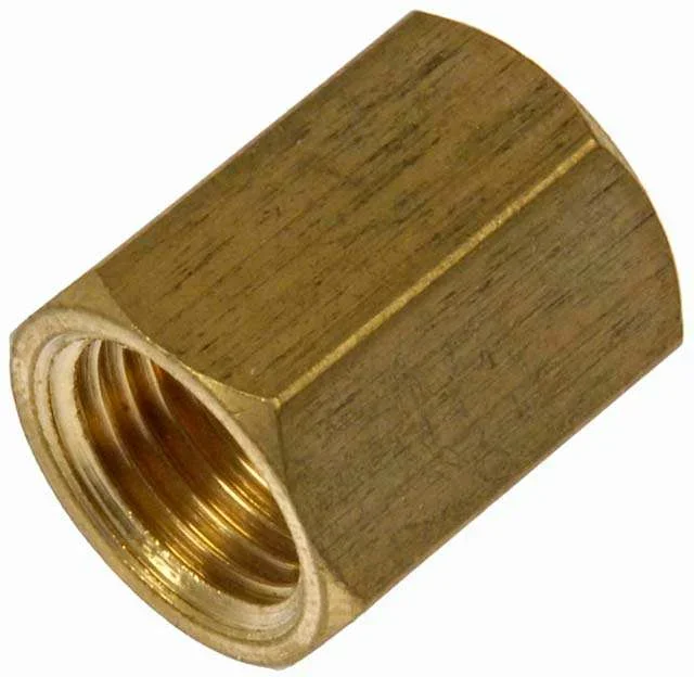 Dorman 43375 Coupler Fitting AutoGrade ™ Union 3/16 Inch Tube x 3/16 Inch Tube Straight Brass Single