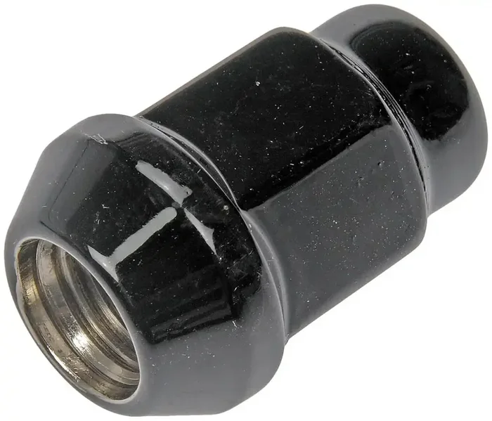 Dorman 711-305A Lug Nut AutoGrade ™ M12 – 1.50 Thread 60 Degree Conical Seat Acorn Lug 1.380 Inch Overall Length 19 Millimeter Hex Size Chrome Plated Black Steel Clamshell Set of 4