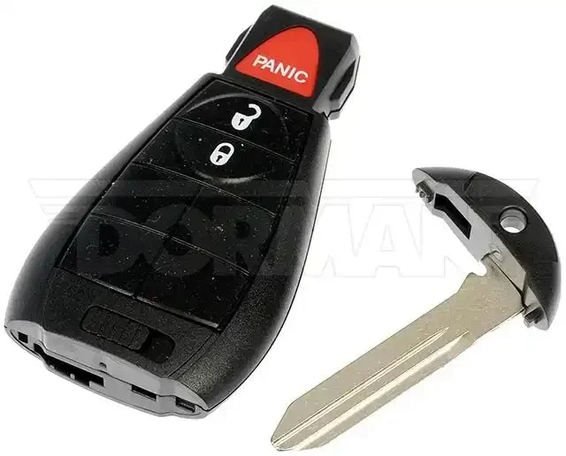 Dorman 99509ST Key Fob OE Solutions ™ OE Replacement 3 Buttons With Batteries And Uncut Key Blade Black 4.625 Inch Length x 2.875 Inch Width x 2.125 Inch Height Wireless Remote
