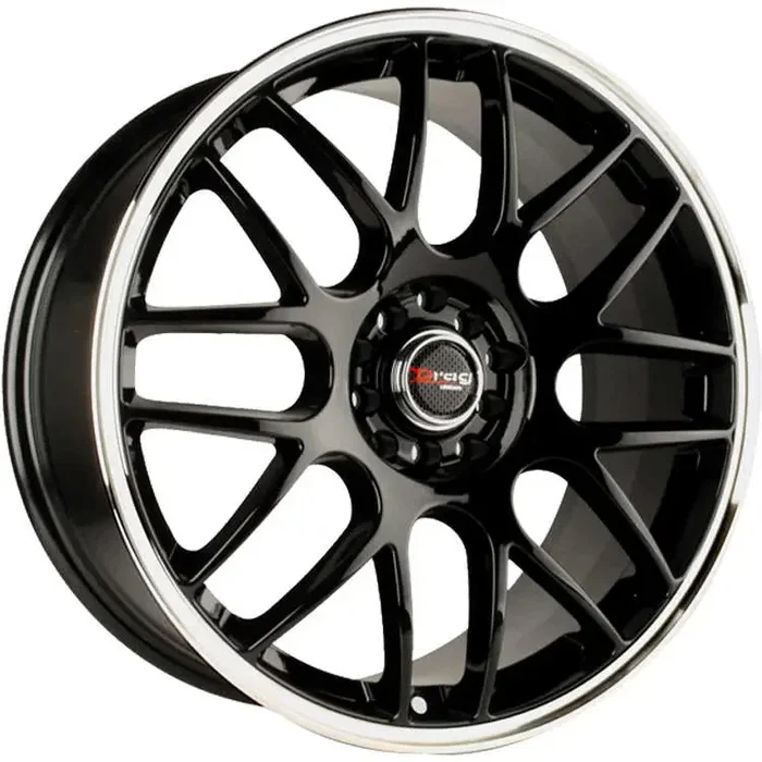 Drag Wheels DR34 Gloss Black w/ Machined Lip 16×7 | 5×105/5×110 (DR34167114073GB)