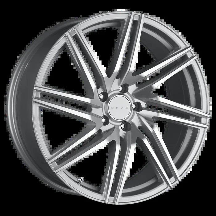 Drag Wheels DR70 Silver w/ Machined Spoke Faces 20×8.5 | 5×115 (DR702085242071SM)