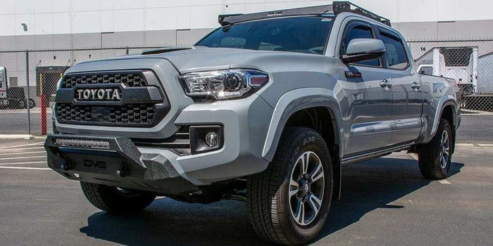 DV8 Offroad FBTT1-05 16+ Toyota Tacoma Truck Center Mount Front Bumper Mounting Hardware Included Without Grille Guard