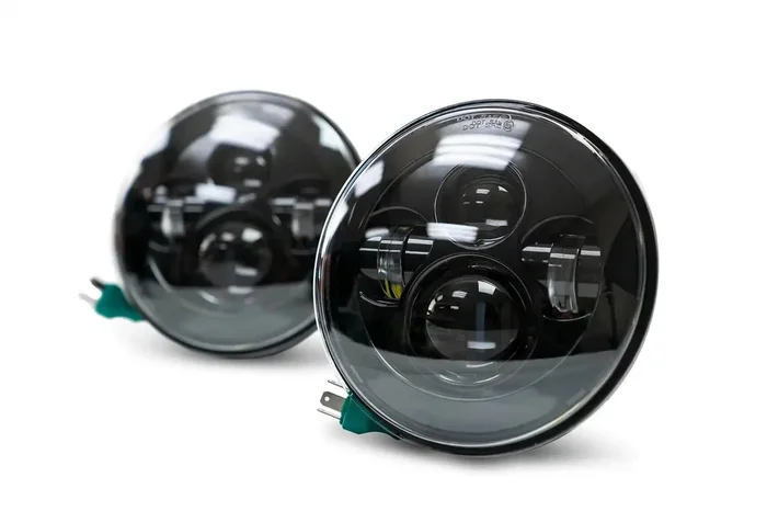DV8 Offroad HL7JK-01 07-18 Jeep JK Projector Headlights No Halo