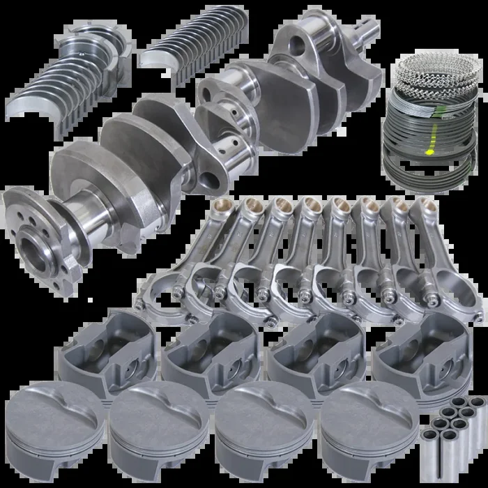 Eagle Chevrolet 350 Small Block Balanced 2Pc Seal Street & Strip Rotating Assembly Kit 3.75in Stroke