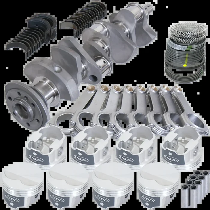 Eagle Chevy LT1 350 1Pc 3.480in Crank 5.700in H-Beam -3.7cc 4.030in Pistons Rotating Assembly