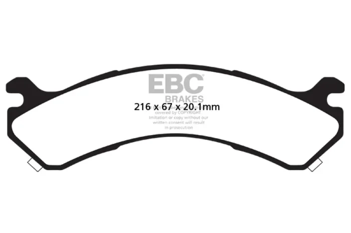 EBC 01-05 Chevrolet Silverado 3500 (2WD) Yellowstuff Rear Brake Pads