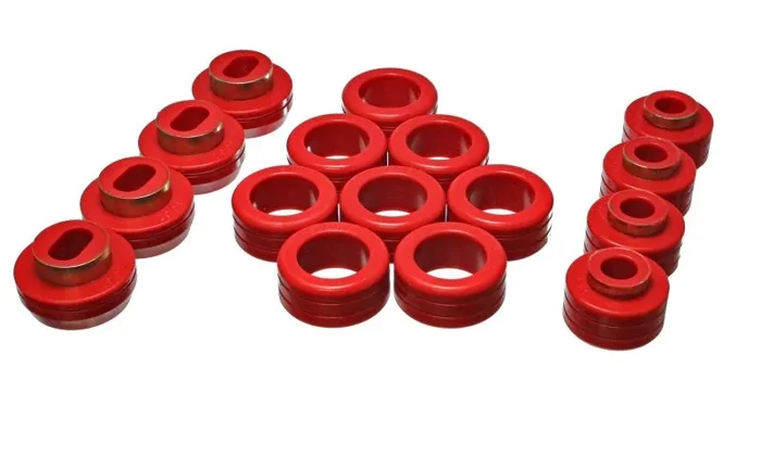 Energy Suspension S10 Body Mount Set – Red