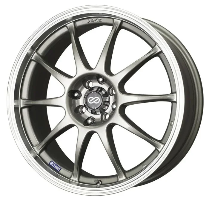 Enkei J10 16×7 5×100/114.3 38mm Offset 72.62mm Bore Dia Silver Paint Wheel