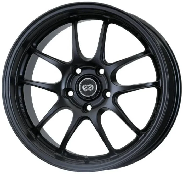 Enkei PF01 18×10.5 5×114.3 15mm Offset 75mm Bore Black Wheel **Special Order**