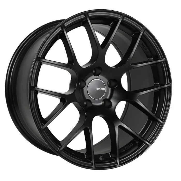 Enkei Raijin 18×10.5 25mm Offset 5×114.3 Bolt Pattern Black Wheel