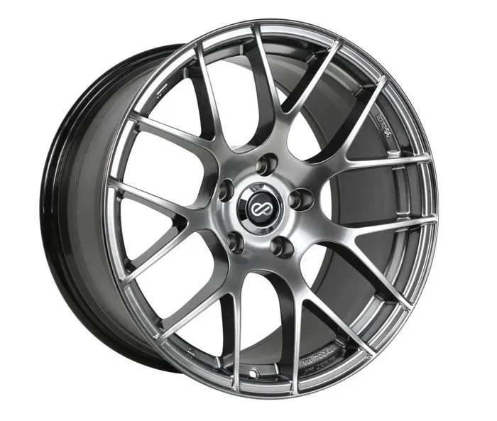 Enkei Raijin 19×9.5 35mm Offset 5×120 Bolt Pattern 72.6 Hub Bore Hyper Silver Wheel