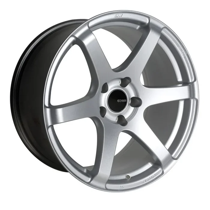 Enkei T6S 18×8 35mm Offset 5×114.3 Bolt Pattern 72.6 Bore Matte Silver Wheel