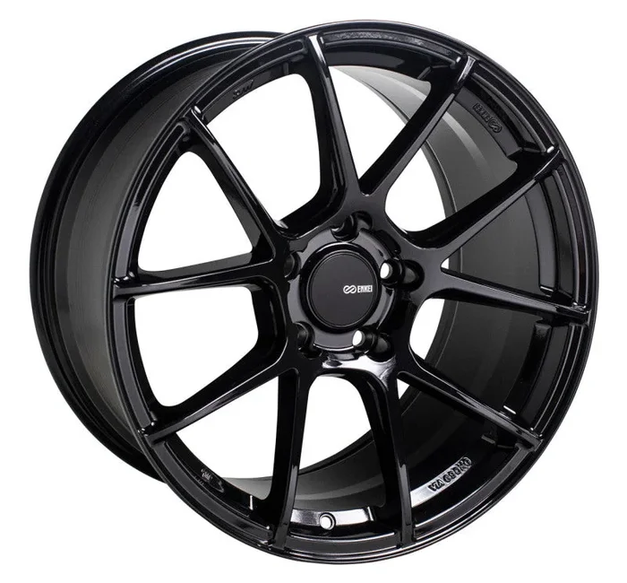 Enkei TS-V 18×8.5 40mm Offset 5×108 72.6mm Bore Gloss Black Wheel